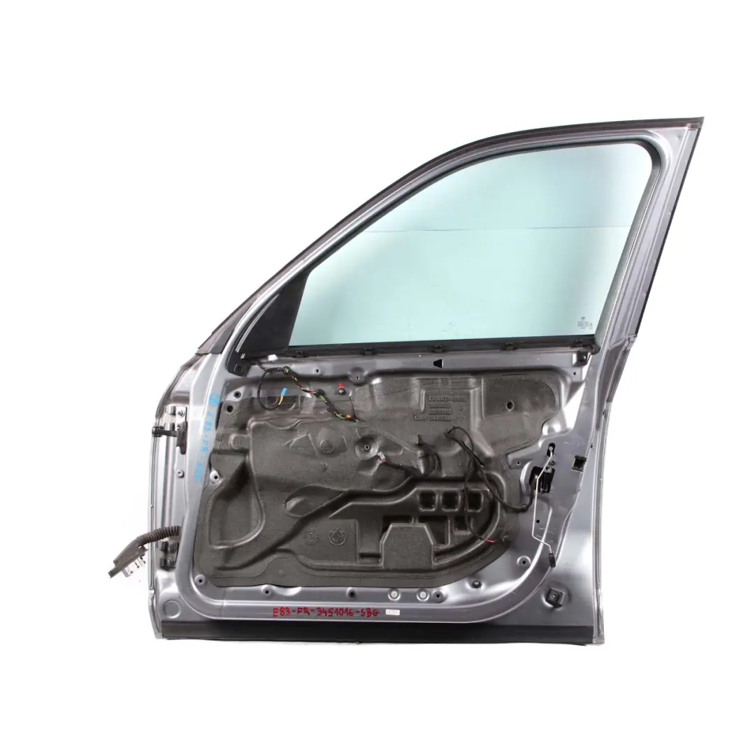 Door Front Right O/S Silbergrau Silver Grey Metallic - A08 to BMW X3 E83 2 with Part number 3451016 BMW X3 E83 2 Door Front Right O/S Silbergrau Silver Grey Metallic - A08 - SKU 3451016-SBG2 - Part number 3451016