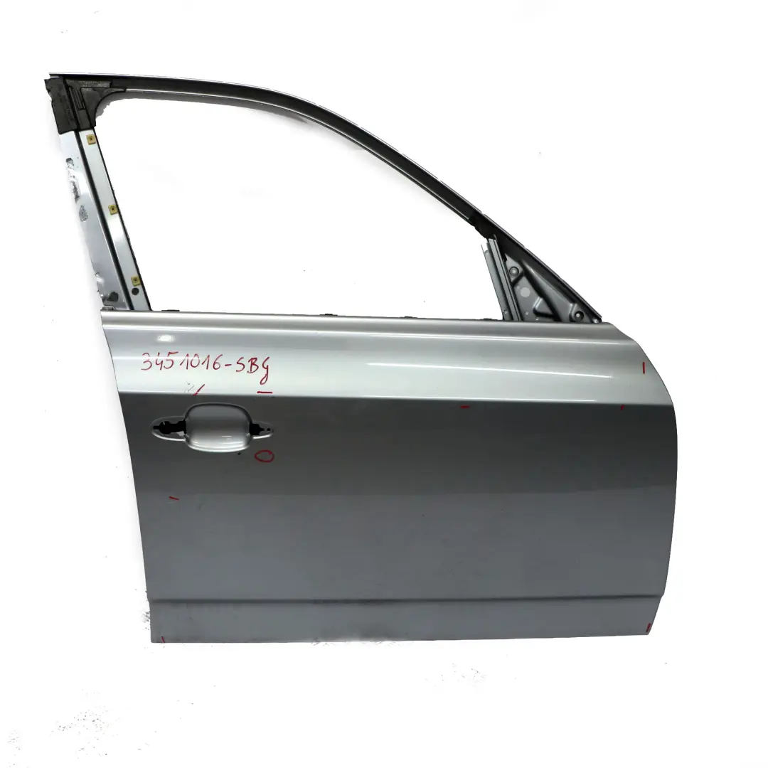 BMW E83 Puerta Delantera Derecha Silbergrau Gris Plata Metalizado - A08 - SKU 3451016-SBG - Número de pieza 3451016
