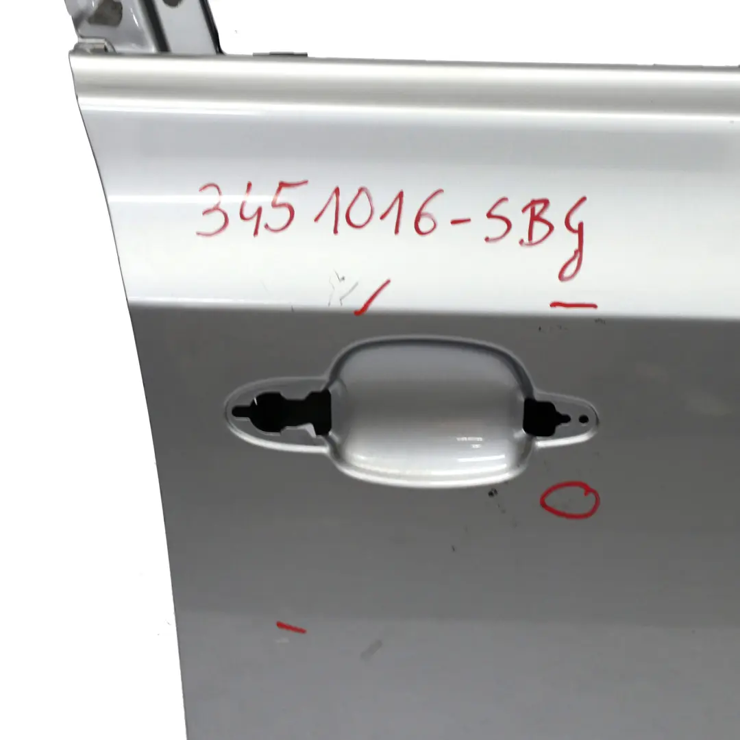 Tür Vorne Rechts Silbergrau Silber Grau Metallic - A08 für BMW X3 E83 mit Teilenummer 3451016 BMW X3 E83 Tür Vorne Rechts Silbergrau Silber Grau Metallic - A08 - SKU 3451016-SBG - Teilenummer 3451016