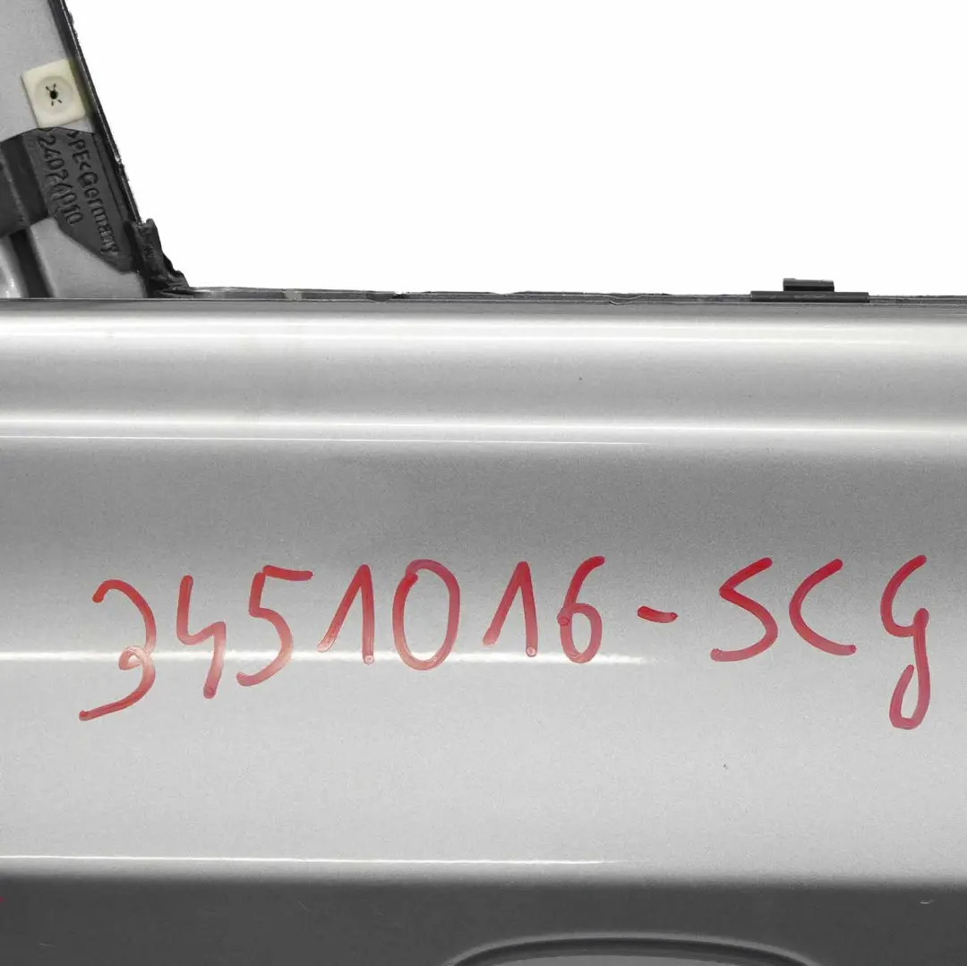 Door Front Right O/S BMW X3 E83 Spacegrau Space Grey Metallic - A52  - SKU 3451016-SCG - Part number 3451016