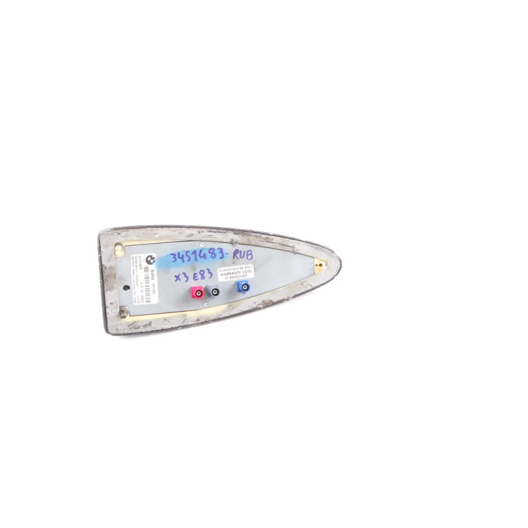 BMW X3 E83 Rekin Obudowa Anteny Antena Czarna Rubinschwarz - SKU 3451483-RUB - Numer Części 3451483