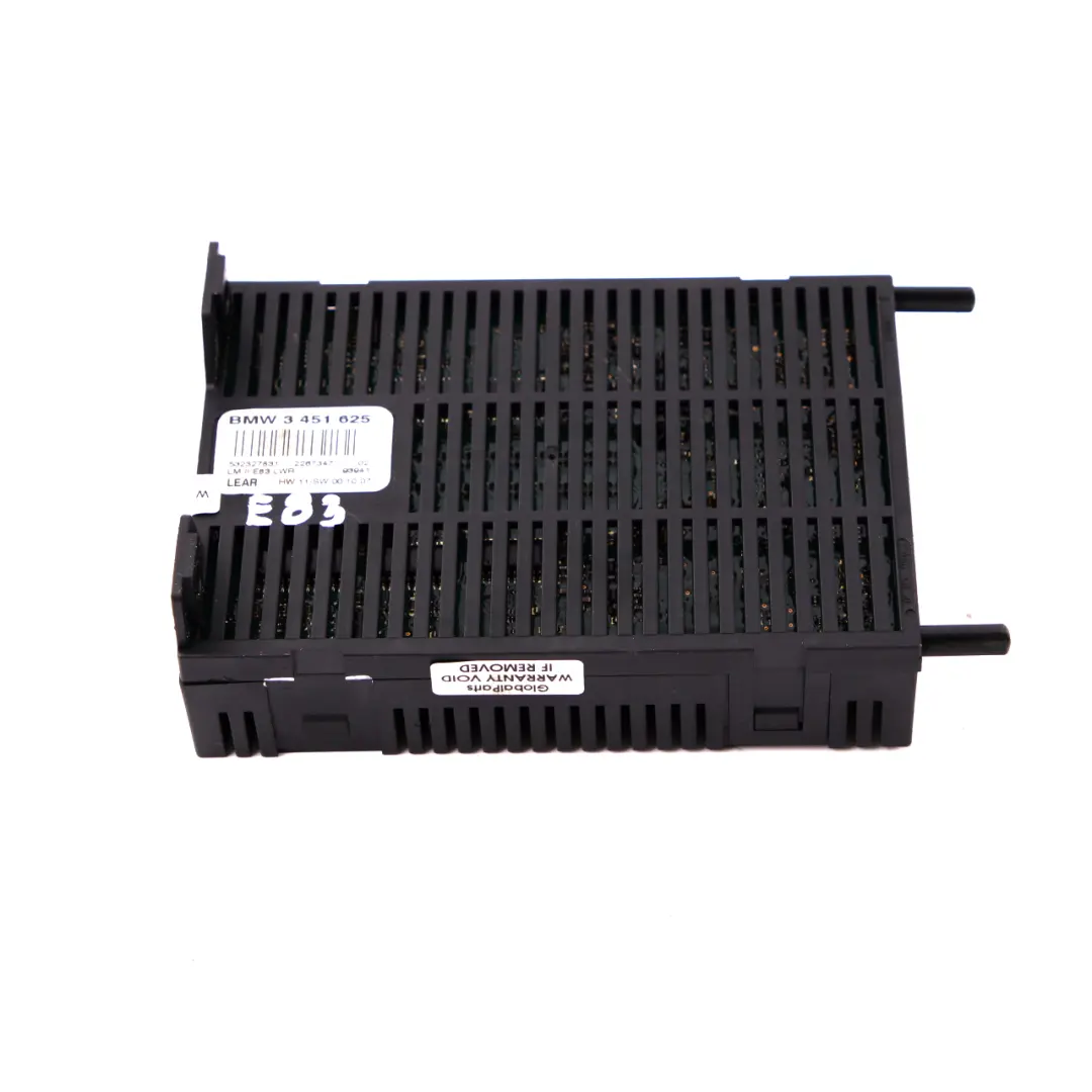 BMW X3 E83 Light Control Unit Module LEAR LM II LWR - SKU 3451625 - Part number 3451625