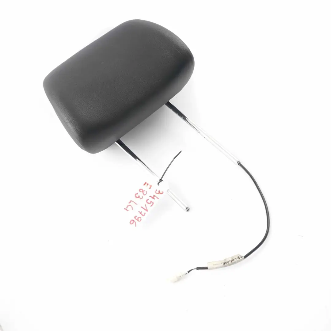 Front Seat Headrest Left Right N/O/S Head Rest Leather Black to BMW X3 E83 LCI with Part number 3451796 BMW X3 E83 LCI Front Seat Headrest Left Right N/O/S Head Rest Leather Black - SKU 3451796 - Part number 3451796