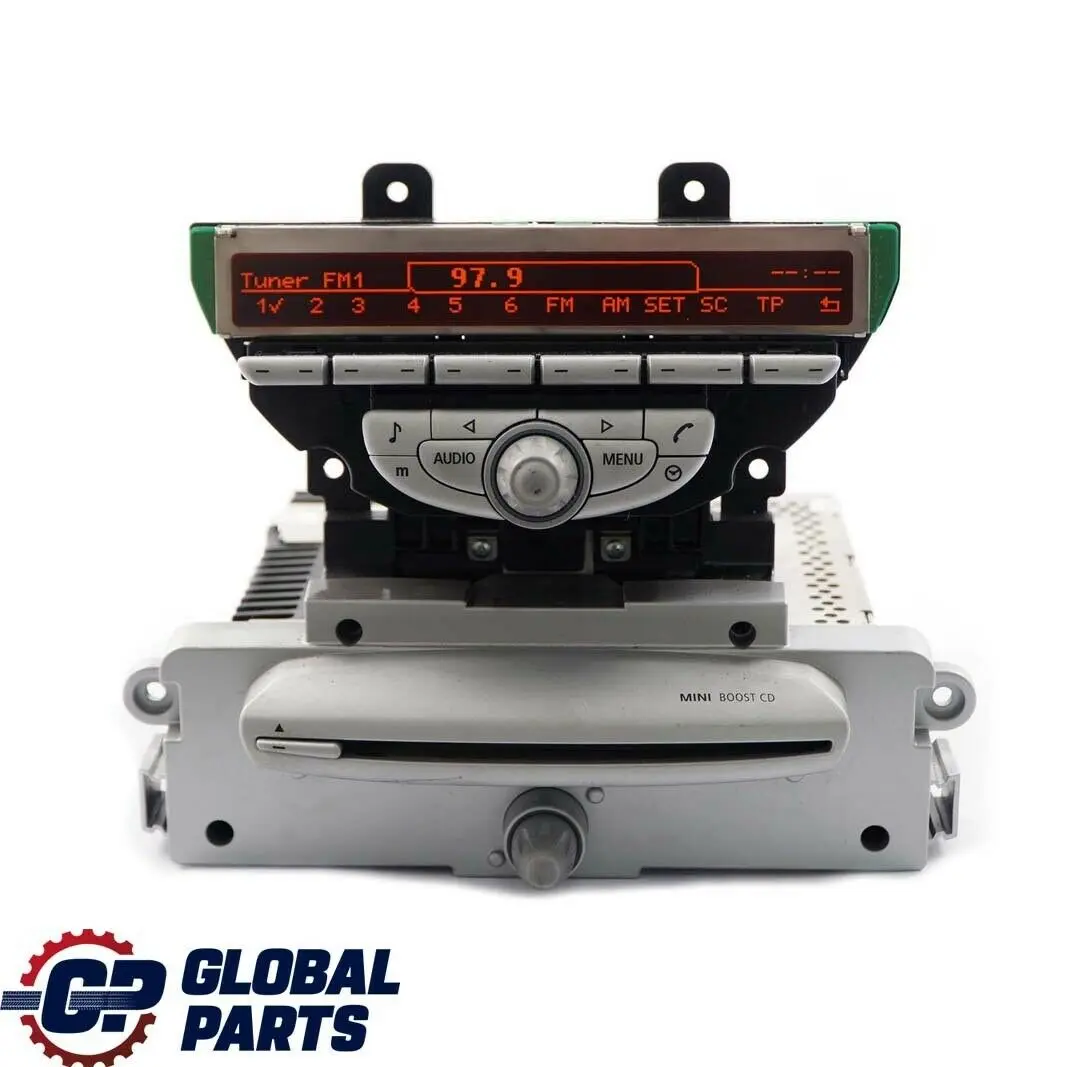 BMW MINI Cooper One R55 R56 Radio Boost CD Player Head Unit 3451874