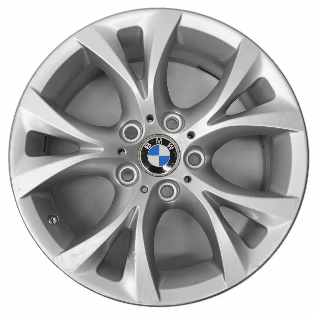Alloy Wheel Rim 17" V-spoke 279 8J ET:46 to BMW X3 E83 Silver with Part number 3451879 BMW X3 E83 Silver Alloy Wheel Rim 17" V-spoke 279 8J ET:46 - SKU 3451879-3 - Part number 3451879