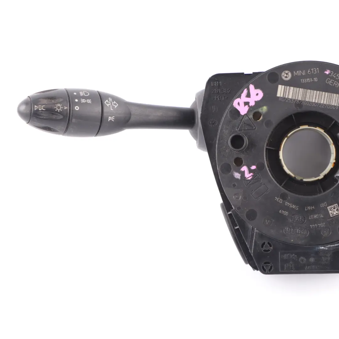 Steering Column Switch Cluster Wiper Stalk Xenon 3451901 to Mini Cooper R55 R56 with Part number 3453999 Mini Cooper R55 R56 Steering Column Switch Cluster Wiper Stalk Xenon 3451901 - SKU 3451901-1 - Part number 3453999