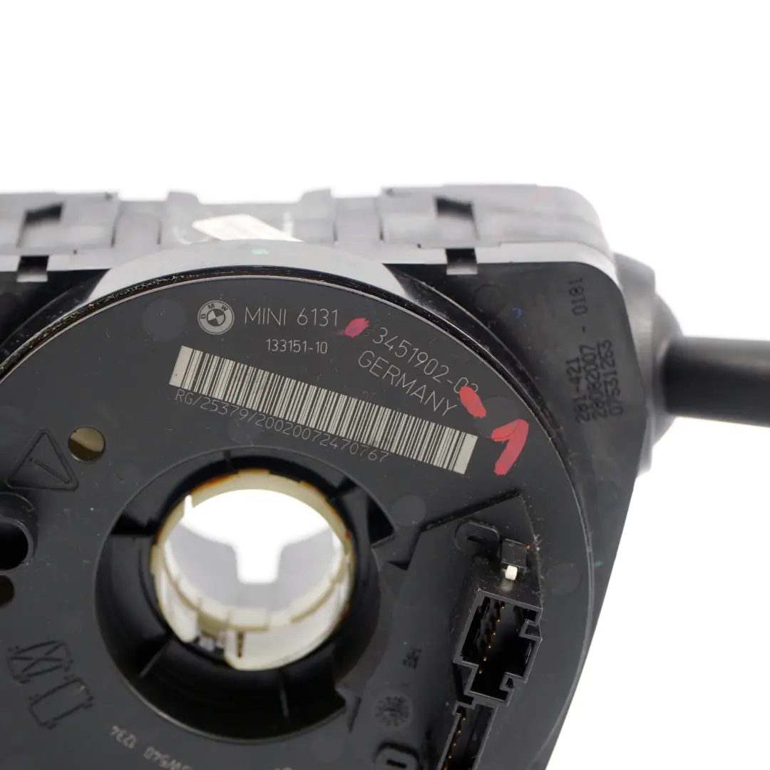 Steering Column Switch Cluster Wiper Xenon Stalk to Mini Cooper R55 R56 with Part number 3451902 Mini Cooper R55 R56 Steering Column Switch Cluster Wiper Xenon Stalk - SKU 3451902-1 - Part number 3451902