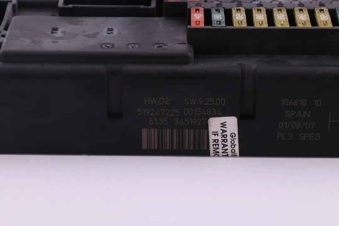 BMW Mini Cooper One R56 High SPEG DC/DC H3 Fuse Distribution Box - SKU 3451927 - Part number 3451927