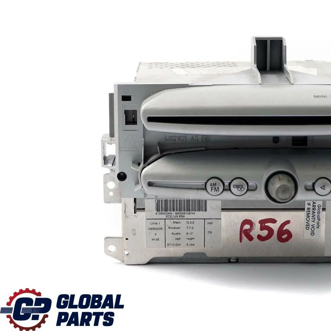 BMW Mini Cooper R55 R56 R57 CCC CD DVD Navigation Sat Nav Head Unit 9185540 - SKU 3452071-1 - Part number 3452071