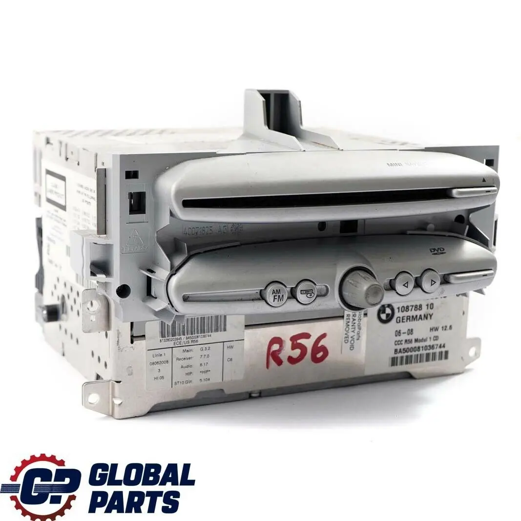 BMW Mini Cooper R55 R56 R57 CCC CD DVD Navigation Sat Nav Head Unit 9185540 - SKU 3452071-1 - Part number 3452071