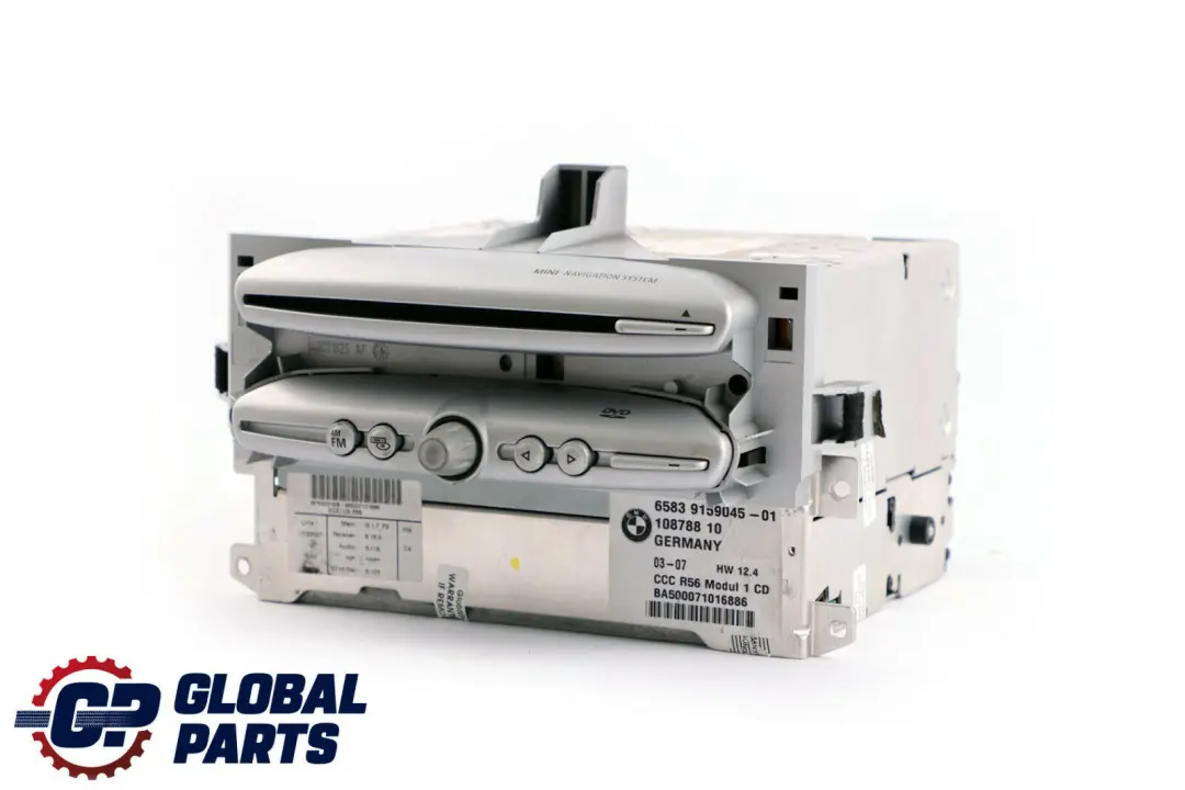BMW Mini Cooper R55 R56 R57 CCC CD DVD Navigation Sat Nav Head Unit - SKU 3452071 - Part number 9138452