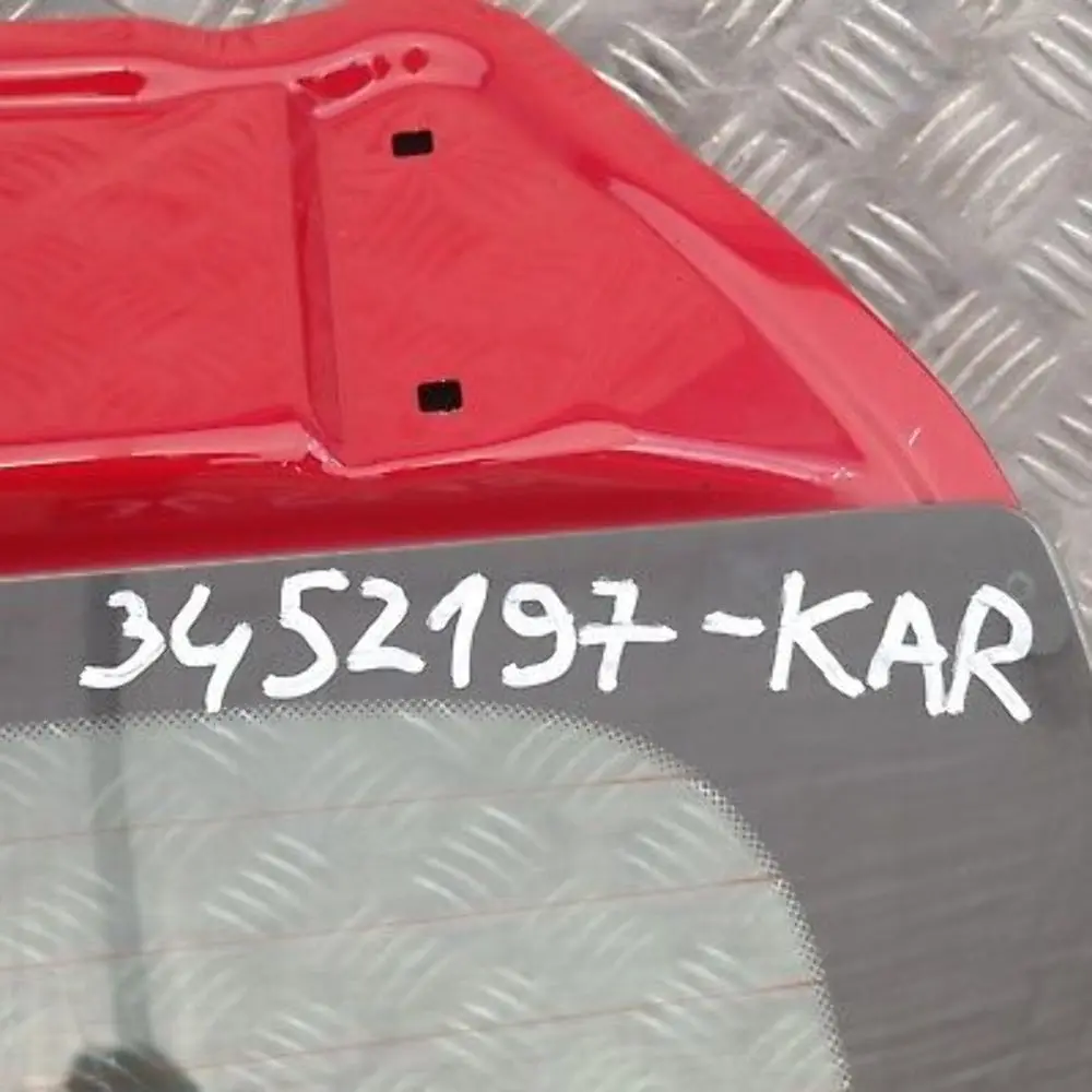 BMW X3 Series E83 Rear Boot Trunk Lid Tailgate Boot Lid Karmesinrot Red - A61 - SKU 3452197-KAR - Part number 3452197