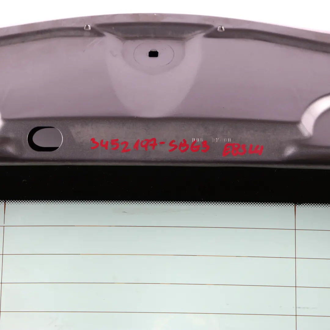 BMW X3 E83 3 Rear Boot Trunk Lid Tailgate Boot Lid Silbergrau Silver Grey - A08 - SKU 3452197-SBG3 - Part number 3452197