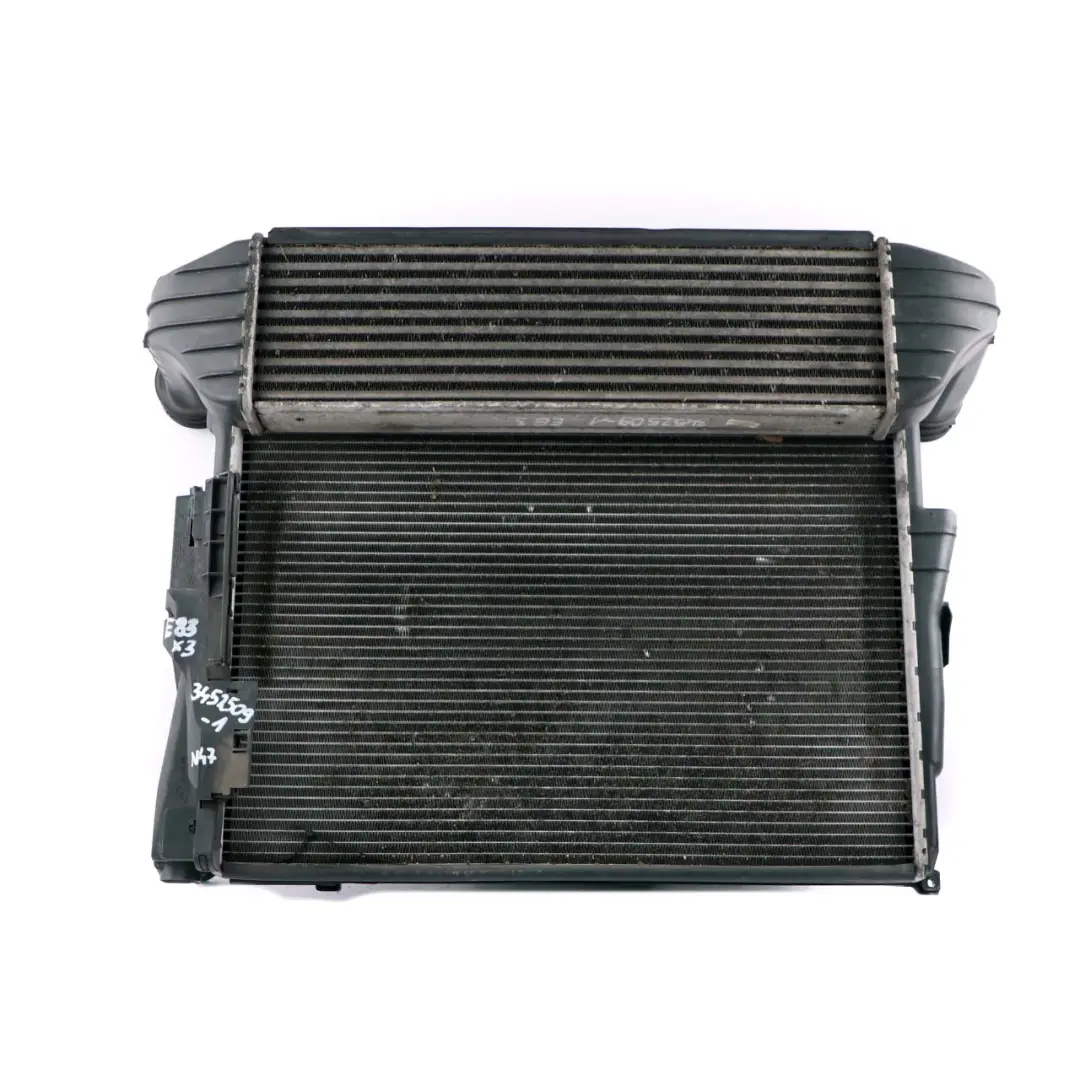 BMW X3 E83 Complete Set Engine Radiator Fan with Housing Diesel 400W - SKU 3452509-1 - Part number 3452509