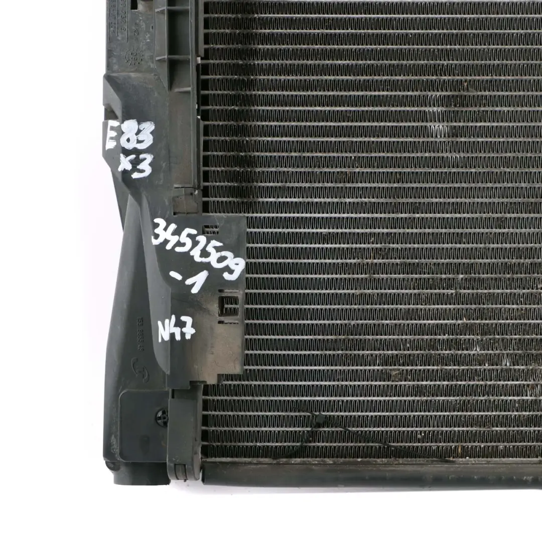 Complete Set Engine Radiator Fan with Housing Diesel 400W to BMW X3 E83 with Part number 3452509 BMW X3 E83 Complete Set Engine Radiator Fan with Housing Diesel 400W - SKU 3452509-1 - Part number 3452509