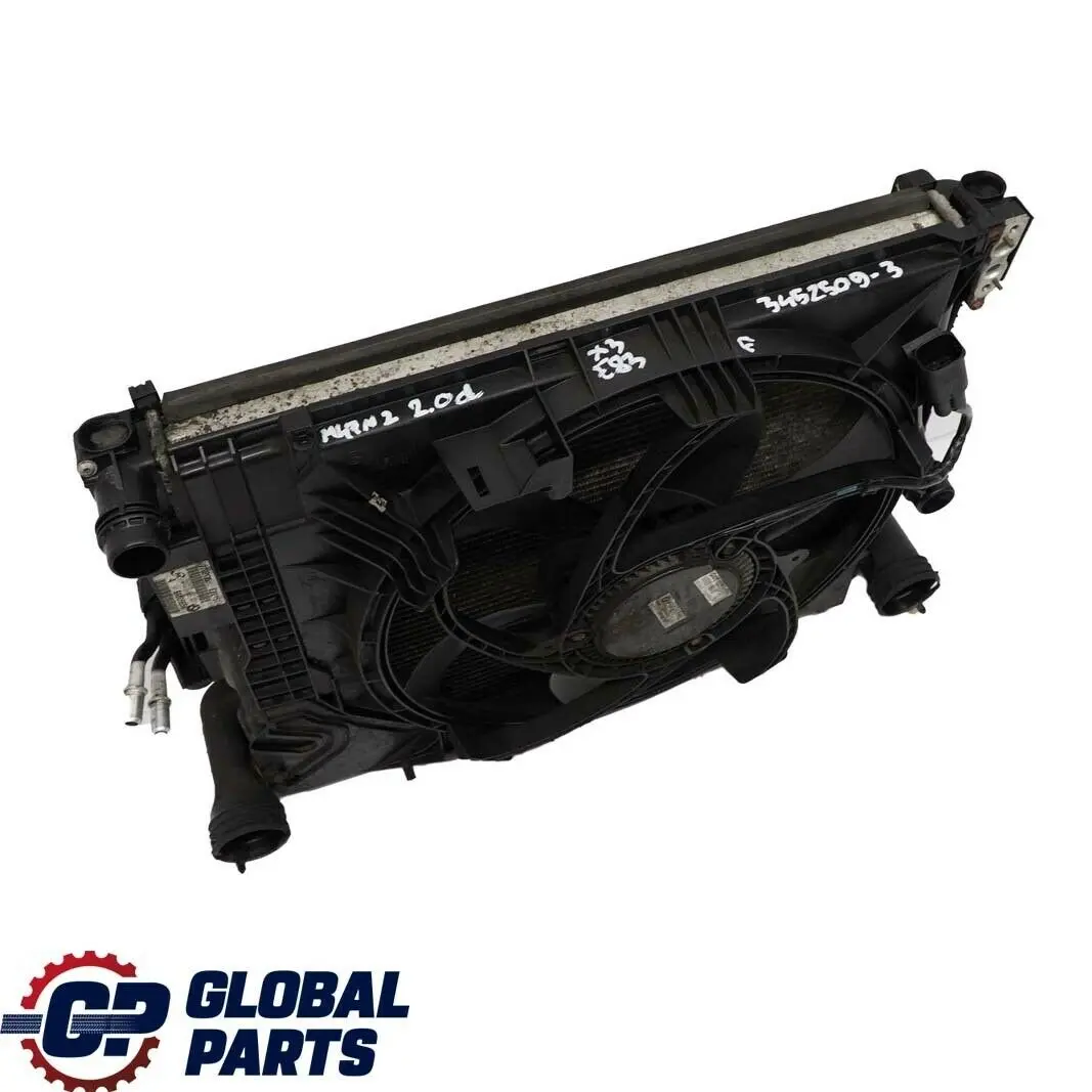 Set Motor Radiador Rad Pack Ventilador Carcasa 400W para BMW E83 1.8d 2.0d 3.0d con número de pieza 3452509 BMW E83 1.8d 2.0d 3.0d Set Motor Radiador Rad Pack Ventilador Carcasa 400W - SKU 3452509-3 - Número de pieza 3452509