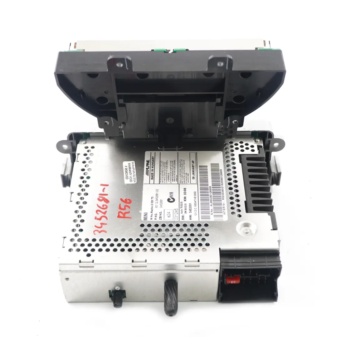 Mini Cooper One 1 R55 R56 R57 Radio Boost Lettore CD Unità principale - SKU 3452681-1 - Numero di parte 3452681