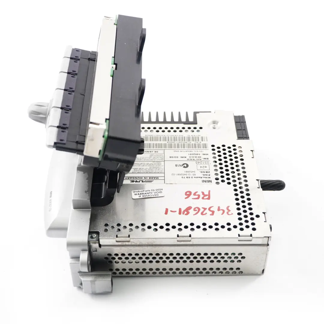 Radio Boost Reproductor de CD principal para Mini Cooper One 1 R55 R56 R57 con número de pieza 3452681 Mini Cooper One 1 R55 R56 R57 Radio Boost Reproductor de CD principal - SKU 3452681-1 - Número de pieza 3452681