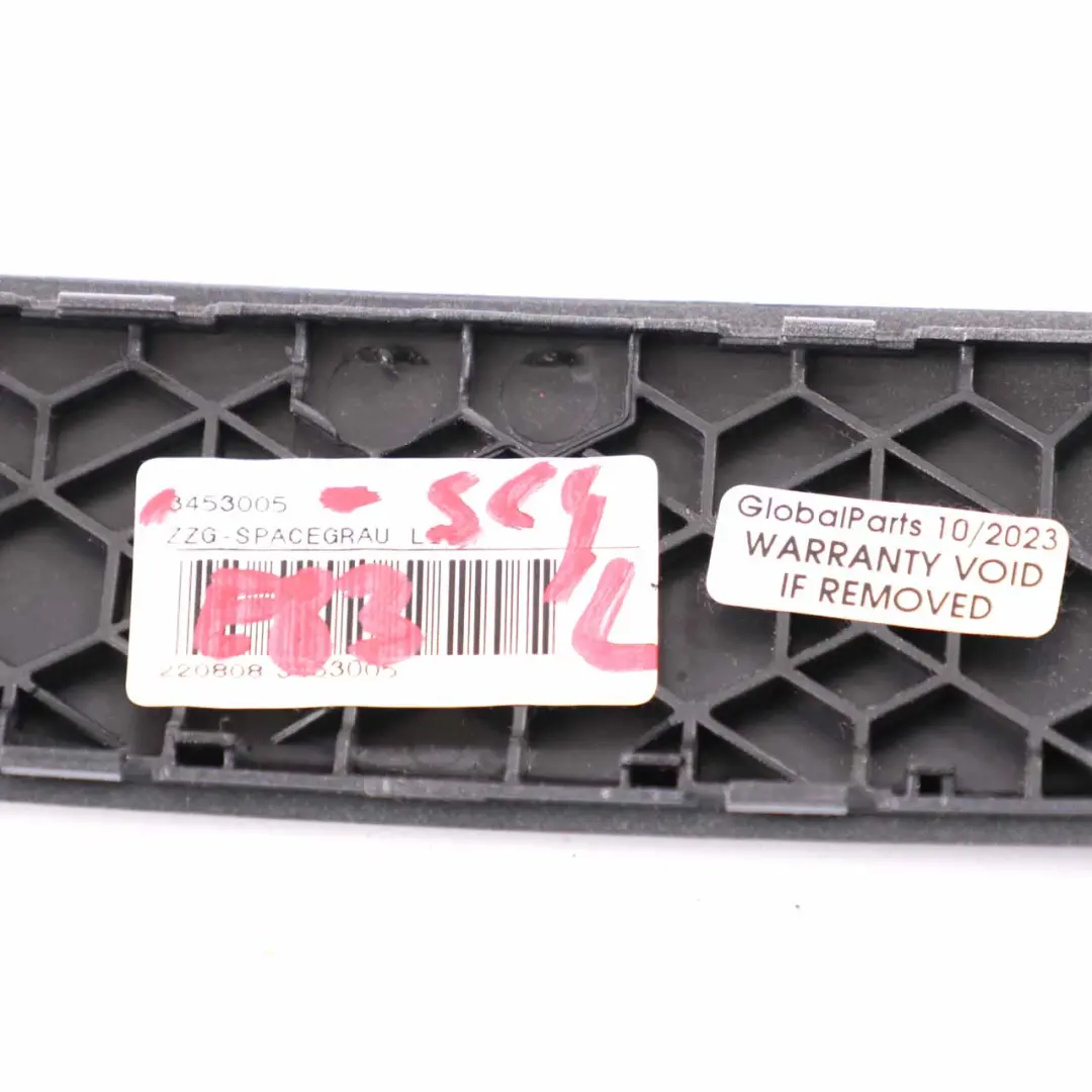 Door Trim Strip Interior Handle Left N/S Space Grey to BMW X3 E83 LCI with Part number 3453005 BMW X3 E83 LCI Door Trim Strip Interior Handle Left N/S Space Grey - SKU 3453005 - Part number 3453005