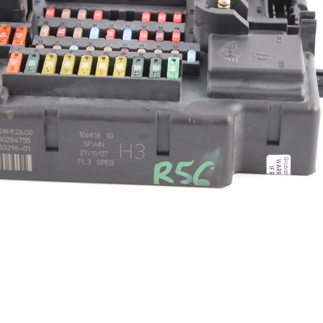 PL3 SPEG H3 Fuse Distribution Box to MINI Cooper One R56 with Part number 3453296 MINI Cooper One R56 PL3 SPEG H3 Fuse Distribution Box - SKU 3453296 - Part number 3453296