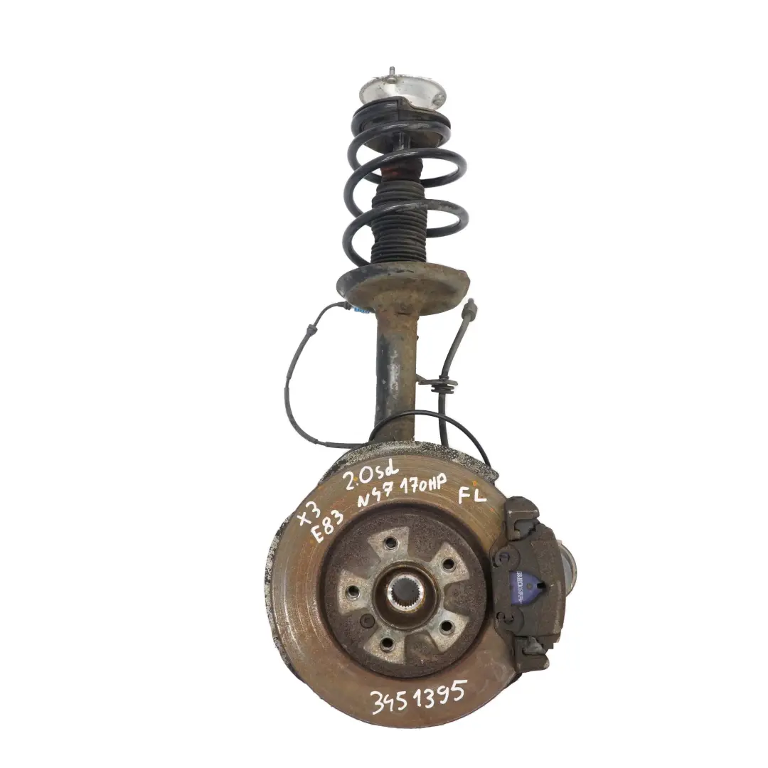 N47 Suspension Sportive Avant Gauche Jambe Ressort Frein pour BMW X3 E83 LCI 2.0d à propos du numéro de pièce 3453523 BMW X3 E83 LCI 2.0d N47 Suspension Sportive Avant Gauche Jambe Ressort Frein - SKU 3453523 - Numéro de pièce 3453523