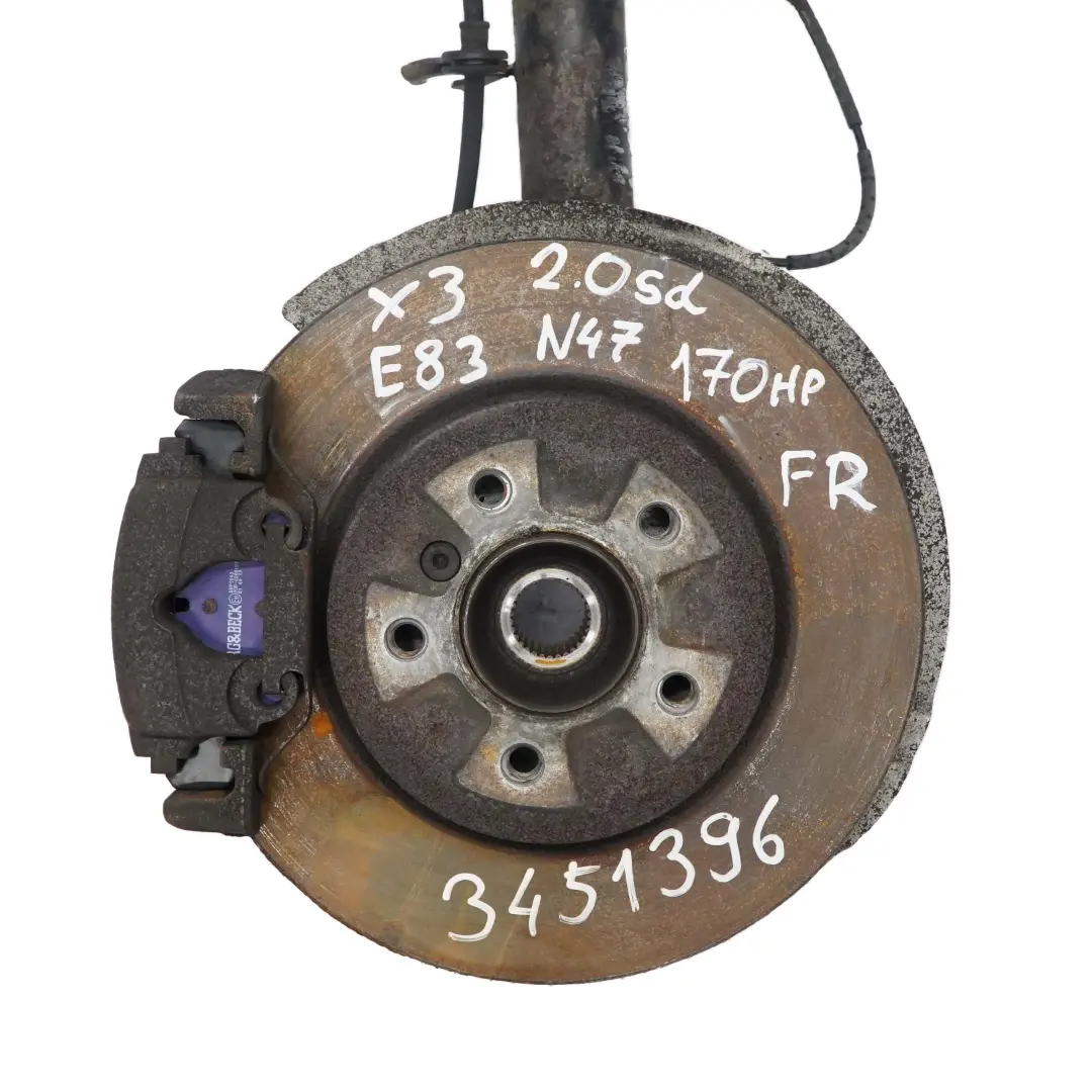 molla puntone anteriore sospensione sportiva ammortizzatore 3451396 per BMW X3 E83 con numero di parte 3453524 BMW X3 E83 molla puntone anteriore sospensione sportiva ammortizzatore 3451396 - SKU 3453524-1 - Numero di parte 3453524