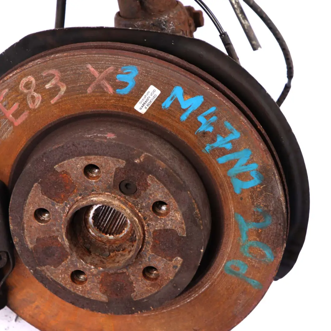 BMW X3 E83 2.0d M47N2 Front Right O/S Leg Sport Suspension Axle Brake Disc Hub - SKU 3453524-2 - Part number 3453524