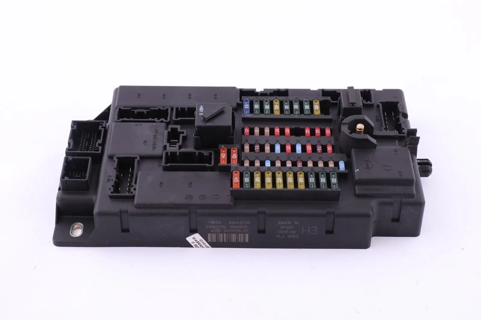 Mini R56 High SPEG DC/DC Fuse Distribution Box H3 3453739
