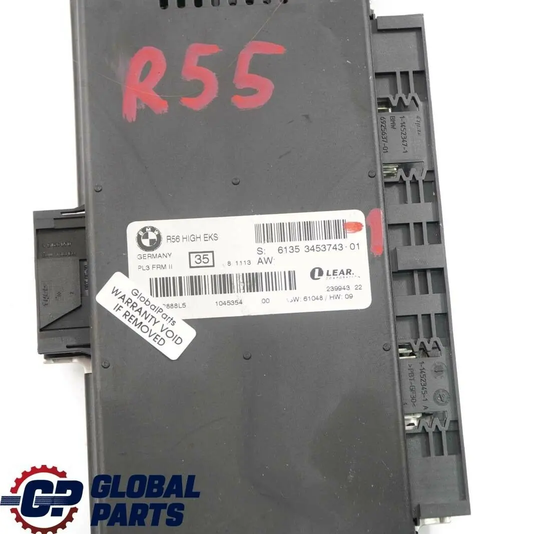 Fussraummodul Modul High EKS ECU PL3 FRM II für Mini Clubman Cooper R55 mit Teilenummer 3453743 Mini Clubman Cooper R55 Fussraummodul Modul High EKS ECU PL3 FRM II - SKU 3453743-1 - Teilenummer 3453743