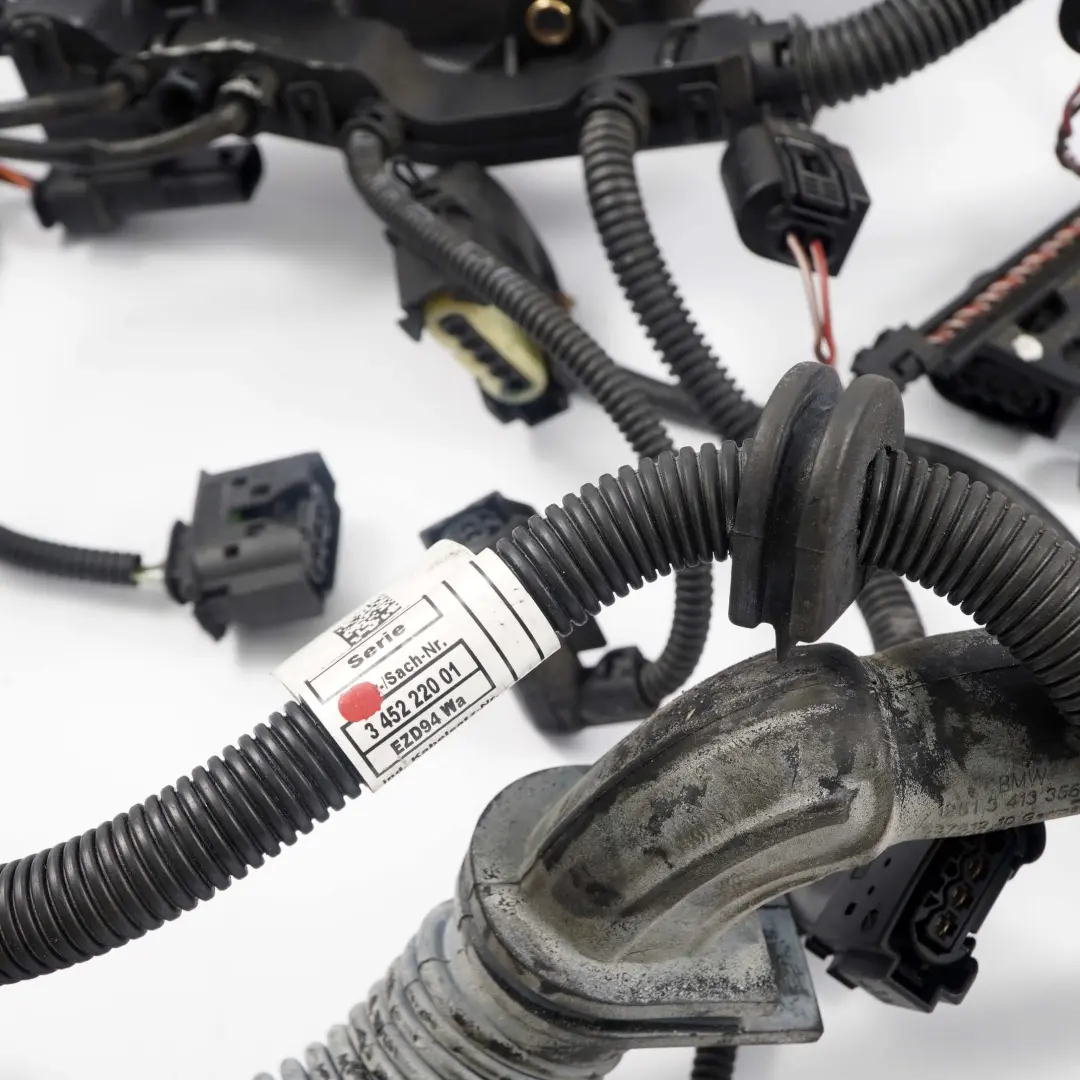 N47 Engine Wiring Loom Harness Cables Set to BMW X3 E83 1.8d 2.0d with Part number 3453809 BMW X3 E83 1.8d 2.0d N47 Engine Wiring Loom Harness Cables Set - SKU 3453809 - Part number 3453809
