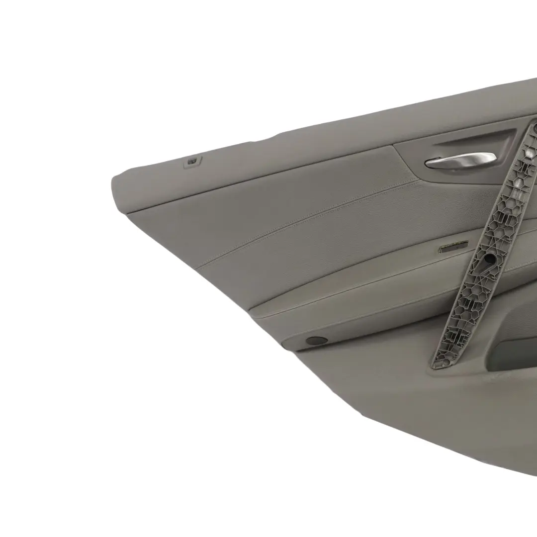Trasero Izquierdo Forro De La Tarjeta De Puerta Tapiceria Cuero Gris para BMW LCI con número de pieza 3453887 BMW LCI Trasero Izquierdo Forro De La Tarjeta De Puerta Tapiceria Cuero Gris - SKU 3453887-1 - Número de pieza 3453887