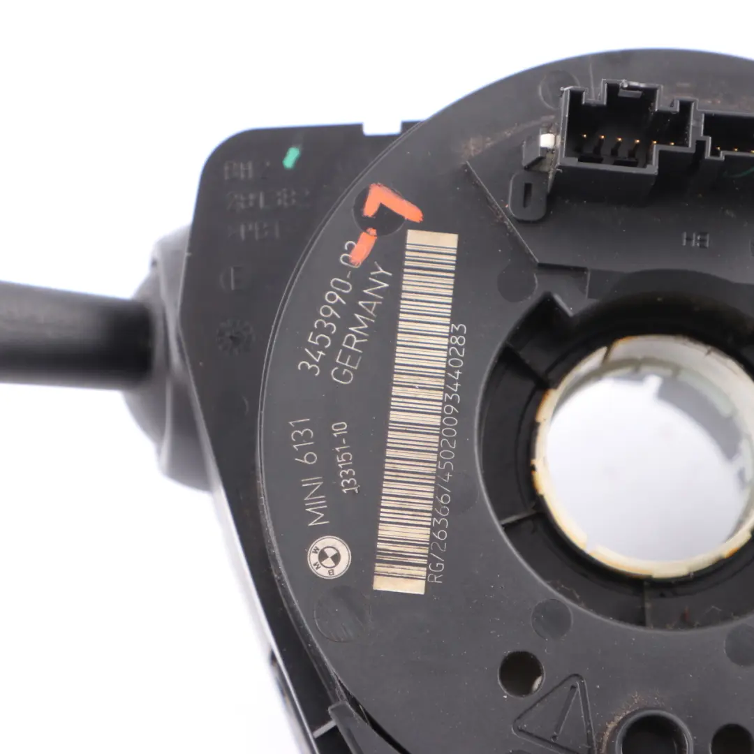 Mini Cooper R56 Interruttore Cluster Colonna Sterzo Stalk Tergicristallo Slip - SKU 3453990-1 - Numero di parte 3453990