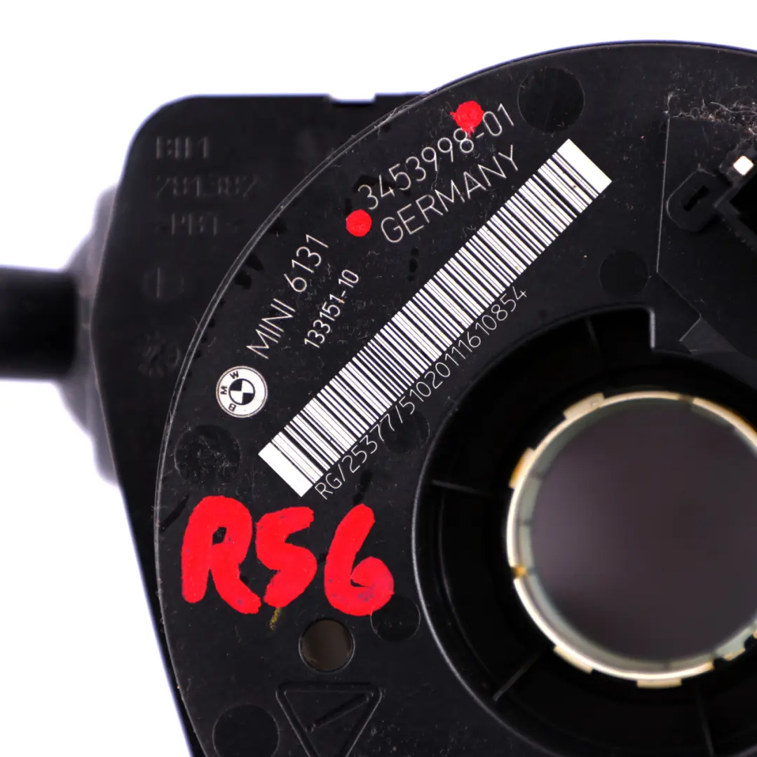 Steering Column Switch Cluster Ring Slip Stalk to Mini Cooper One R56 with Part number 3453998 Mini Cooper One R56 Steering Column Switch Cluster Ring Slip Stalk - SKU 3453998 - Part number 3453998