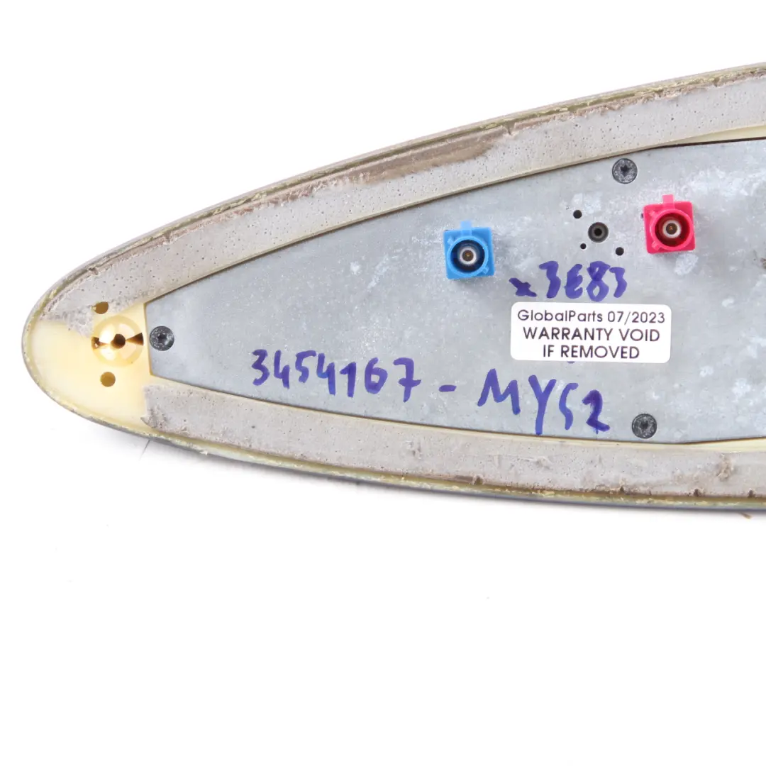 BMW X3 E83 Antena Aleta Tiburón Para Techo Mysticblau Mystic Blue - A07 3411479 - SKU 3454167-MYS2 - Número de pieza 3454167