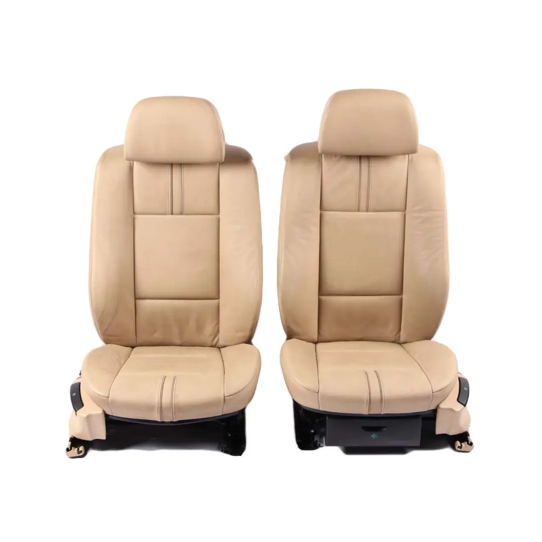 Heated Leather Nevada Beige Set Interior Seats Seat to BMW X3 E83 LCI with Part number 3454260 BMW X3 E83 LCI Heated Leather Nevada Beige Set Interior Seats Seat - SKU 3454260 - Part number 3454260