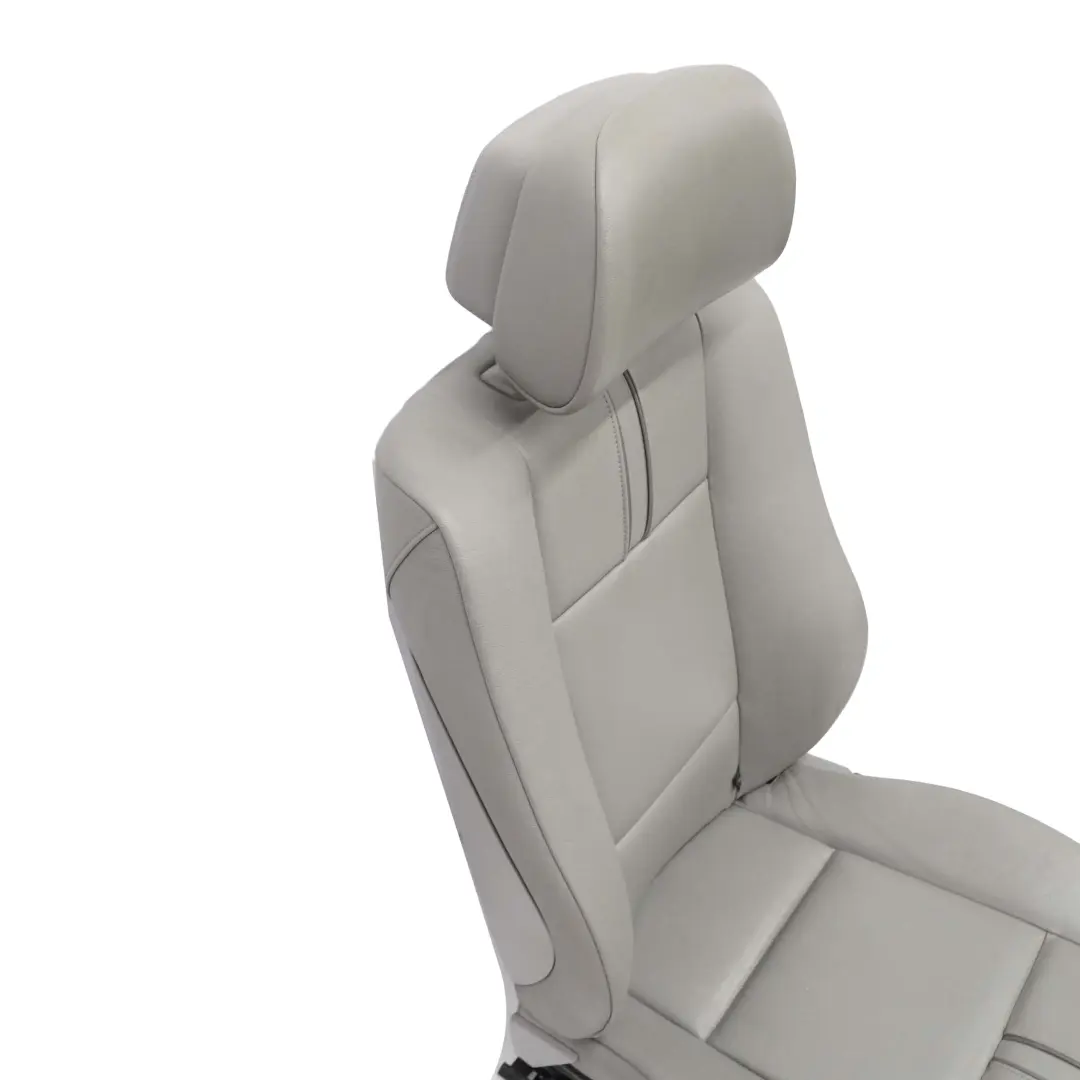 Leather Seat BMW X3 E83 LCI Front Left N/S Interior Nevada Grey Isofix to with Part number 3454313 Leather Seat BMW X3 E83 LCI Front Left N/S Interior Nevada Grey Isofix - SKU 3454313-2 - Part number 3454313
