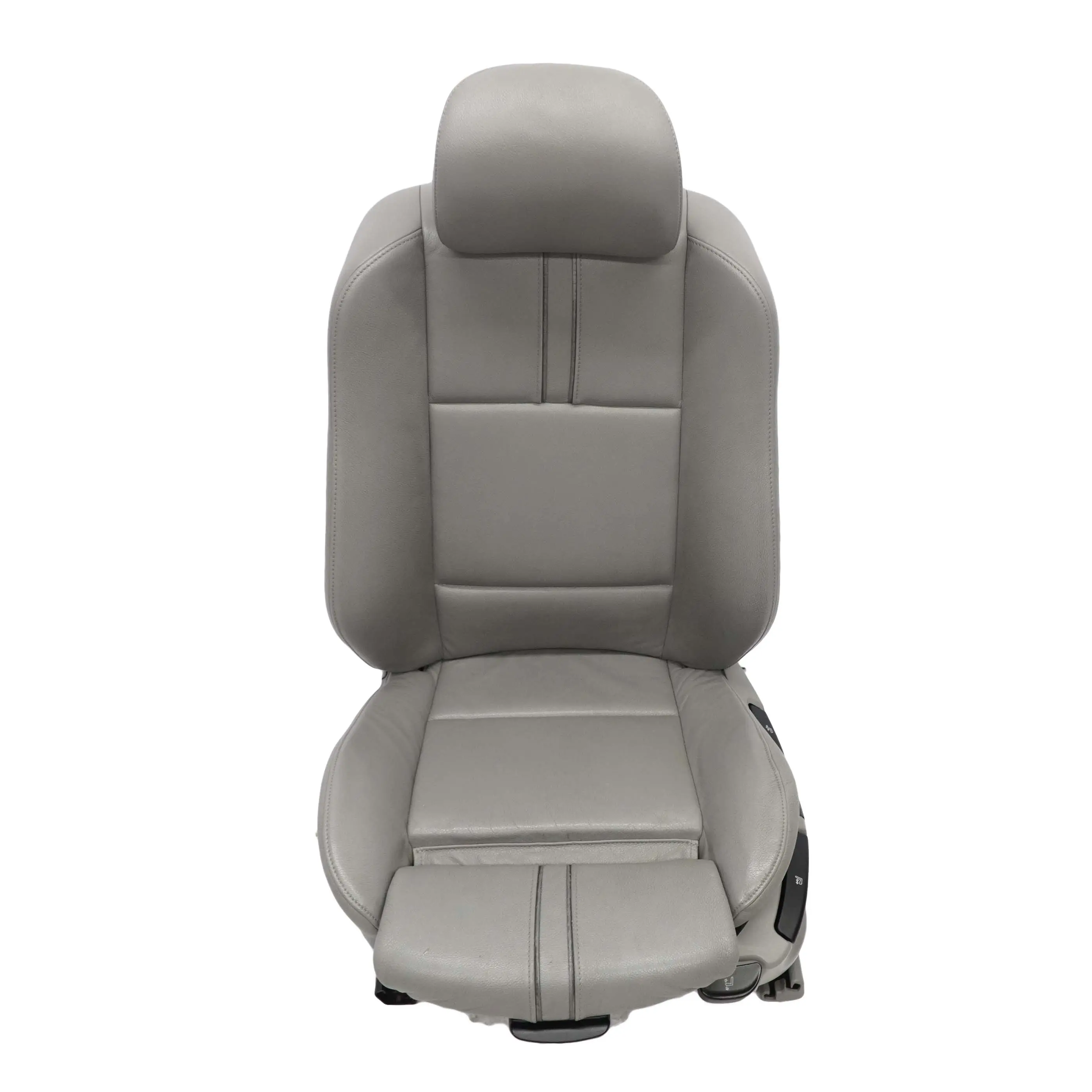 BMW X3 E83 Sport Asiento Delantero Izquierdo Interior Cuero Gris Nevada
