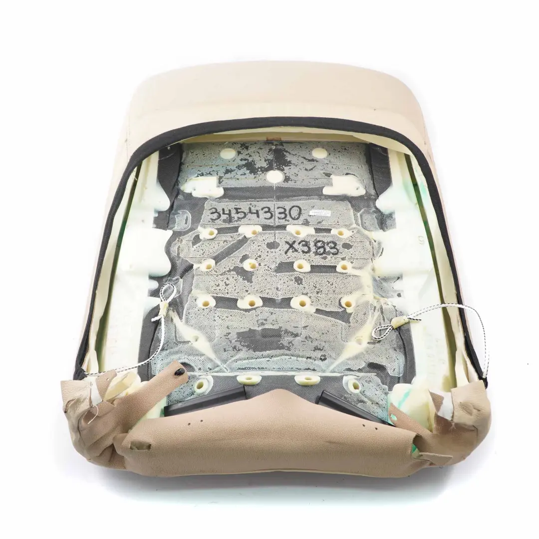 BMW X3 E83 Asiento Delantero Izquierda Derecha Funda Respaldo Cuero Beige - SKU 3454330 - Número de pieza 3454330