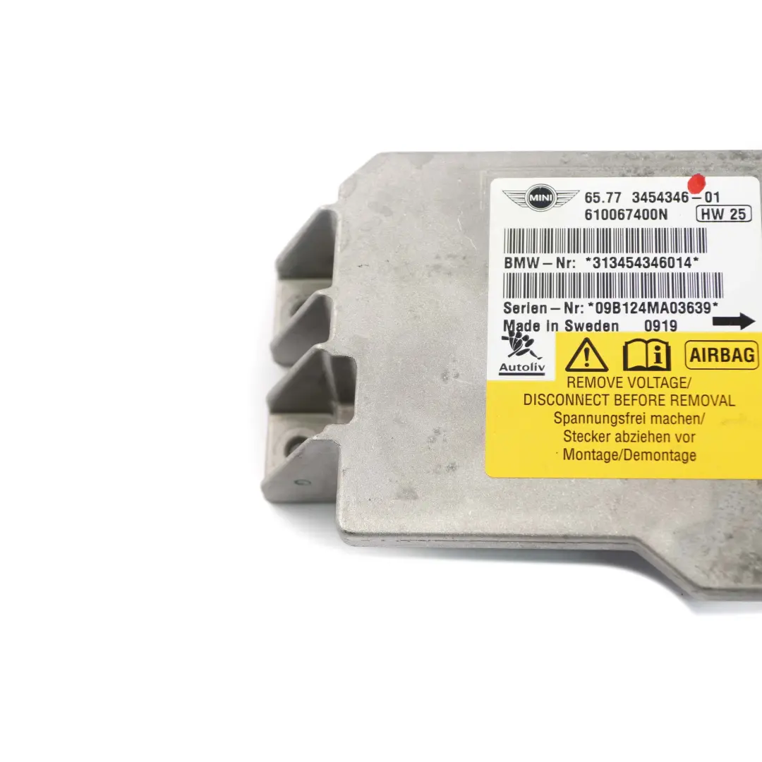 *Mini Cooper One R55 R56 R58 R60 R61 ECU Steuergerät Modul für mit Teilenummer 3454346 *Mini Cooper One R55 R56 R58 R60 R61 ECU Steuergerät Modul - SKU 3454346 - Teilenummer 3454346