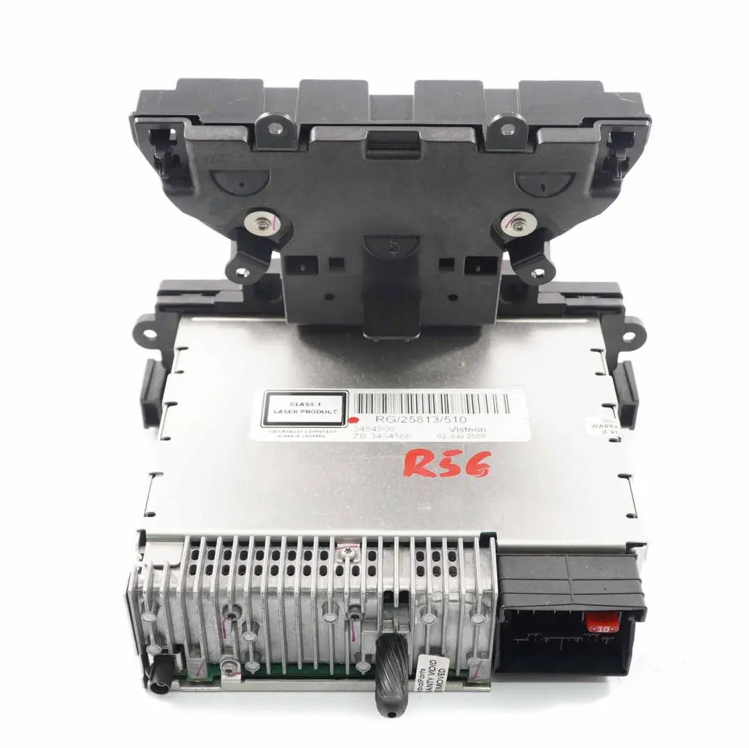 Radio Player Mini Cooper One R55 R56 CD Audio Player Head Unit to with Part number 3454566 Radio Player Mini Cooper One R55 R56 CD Audio Player Head Unit - SKU 3454566 - Part number 3454566