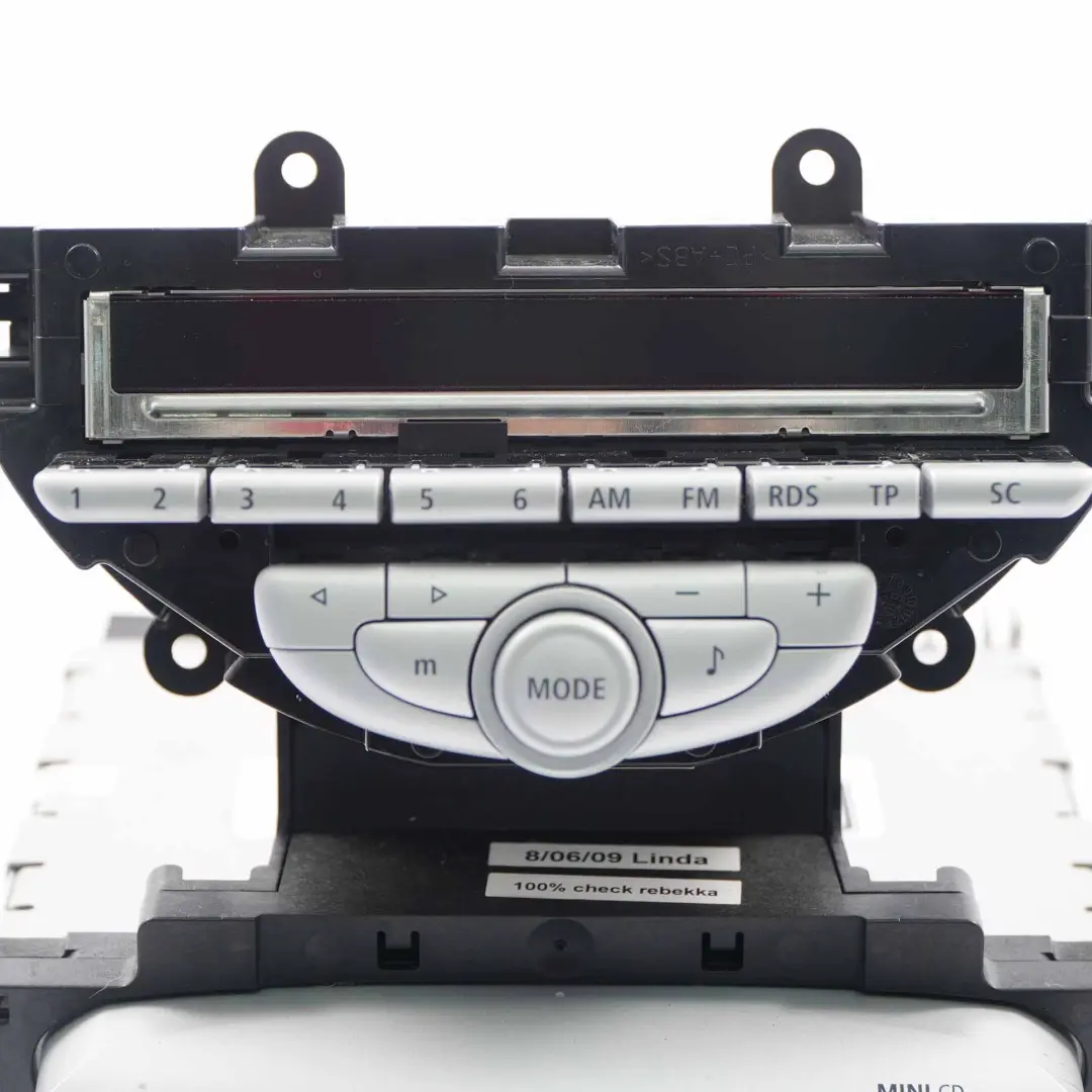  Radio Player Mini Cooper One R55 R56 CD Audio Player Head Unit - SKU 3454566 - Part number 3454566