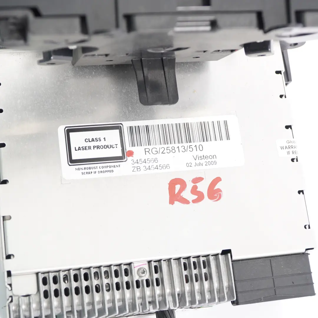 Reproductor Radio Mini Cooper One R55 R56 CD Unidad reproductor audio para con número de pieza 3454566 Reproductor Radio Mini Cooper One R55 R56 CD Unidad reproductor audio - SKU 3454566 - Número de pieza 3454566