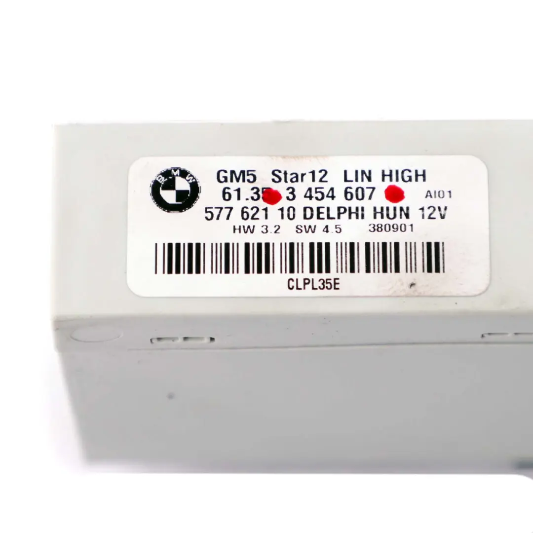 Modulo Unità di Controllo Corpo GM5 Star12 Lin Alto 12V per BMW 3 X3 E46 E83 con numero di parte 3454607 BMW 3 X3 E46 E83 Modulo Unità di Controllo Corpo GM5 Star12 Lin Alto 12V - SKU 3454607 - Numero di parte 3454607