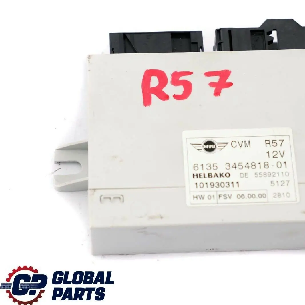 Mini Cooper R57 R57N LCI Cabrio Tetto Modulo Cabrio - SKU 3454818 - Numero di parte 3454818