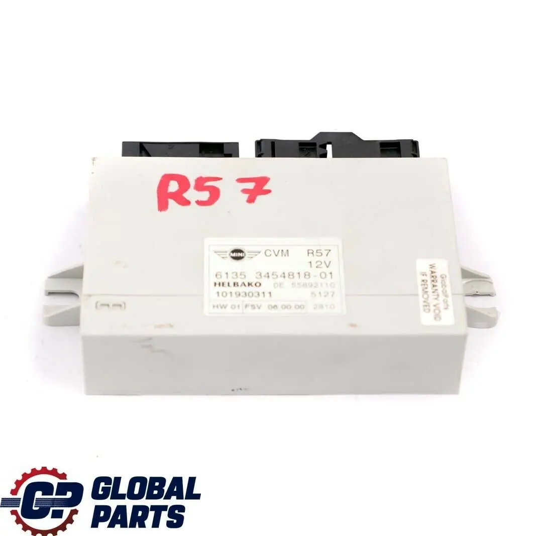 Mini Cooper R57 R57N LCI Cabriolet Module De Toit Décapotable - SKU 3454818 - Numéro de pièce 3454818