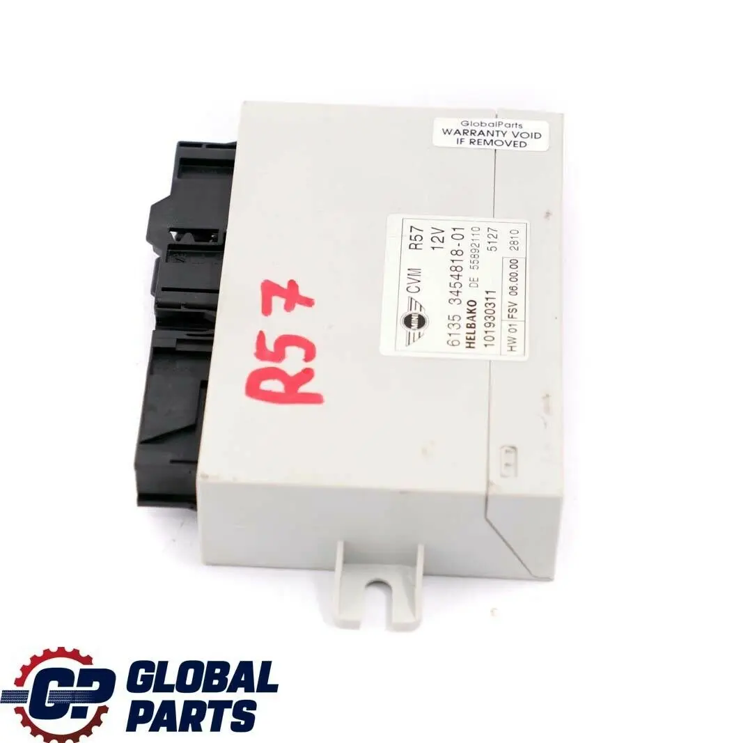 Mini Cooper R57 R57N LCI Cabriolet Cabrioverdeckmodul - SKU 3454818 - Numéro de pièce 3454818