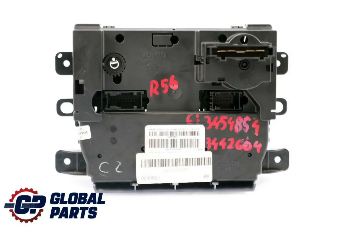 Aire Acondicionado Calentador Unidad De Control Interruptor para Mini R55 R56 con número de pieza 3454854 Mini R55 R56 Aire Acondicionado Calentador Unidad De Control Interruptor - SKU 3454854 - Número de pieza 3454854