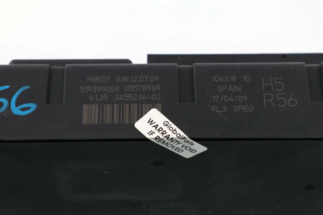 High SPEG Caja De distribucion De fusibles CC/CC H5 para Mini Cooper One R56 con número de pieza 3455236 Mini Cooper One R56 High SPEG Caja De distribucion De fusibles CC/CC H5 - SKU 3455236 - Número de pieza 3455236