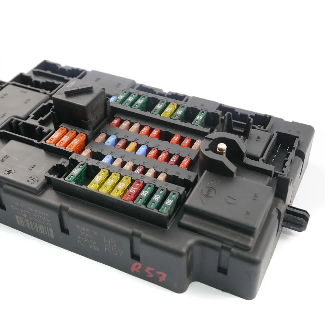 High SPEG PL3 DC/DC H5 Fuse Distribution Box to BMW Mini Cooper Cabrio R57 with Part number 3455242 BMW Mini Cooper Cabrio R57 High SPEG PL3 DC/DC H5 Fuse Distribution Box - SKU 3455242 - Part number 3455242