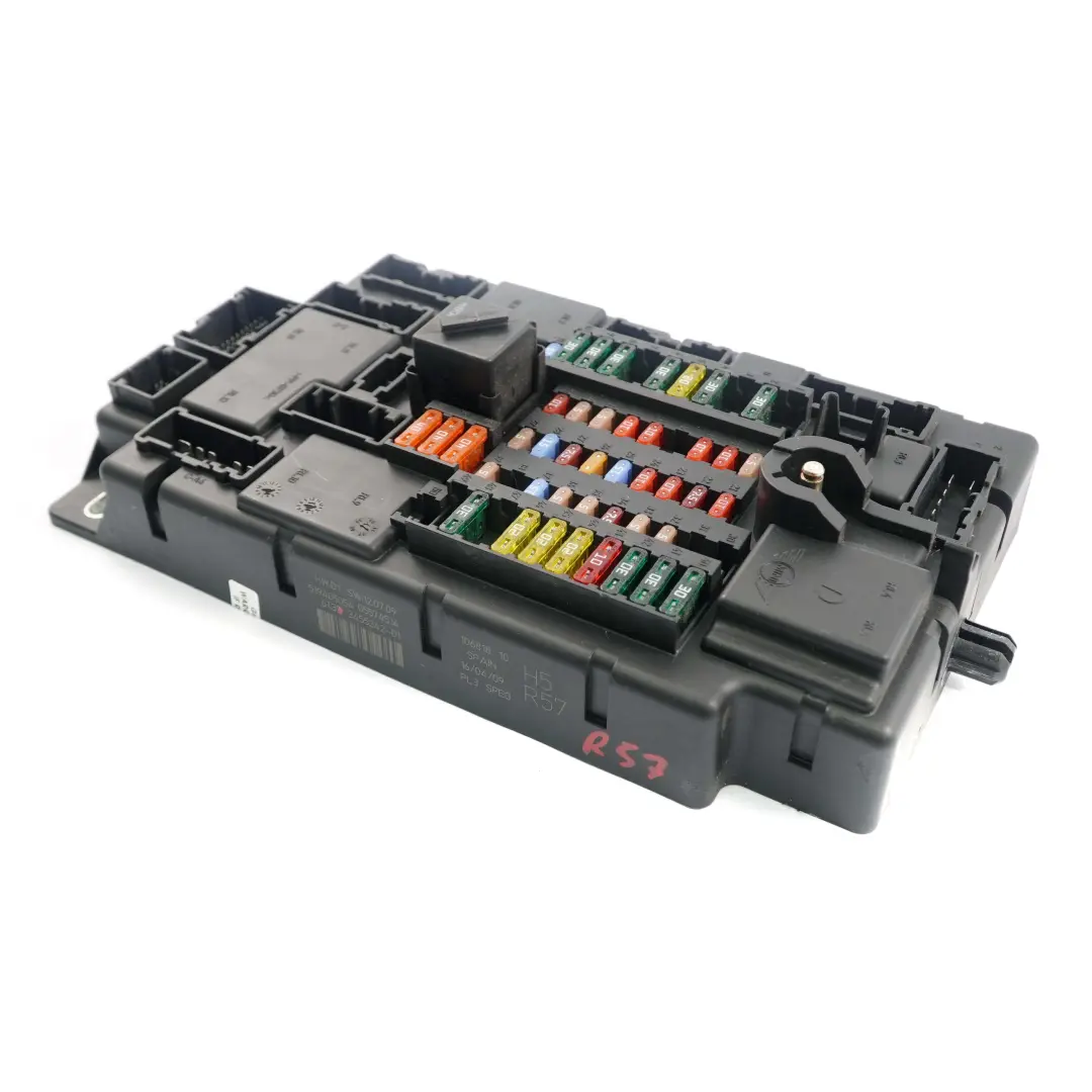 Caja De distribucion De fusibles Mini Cooper R57 Alto SPEG PL3 DC/DC H5 para con número de pieza 3455242 Caja De distribucion De fusibles Mini Cooper R57 Alto SPEG PL3 DC/DC H5 - SKU 3455242 - Número de pieza 3455242